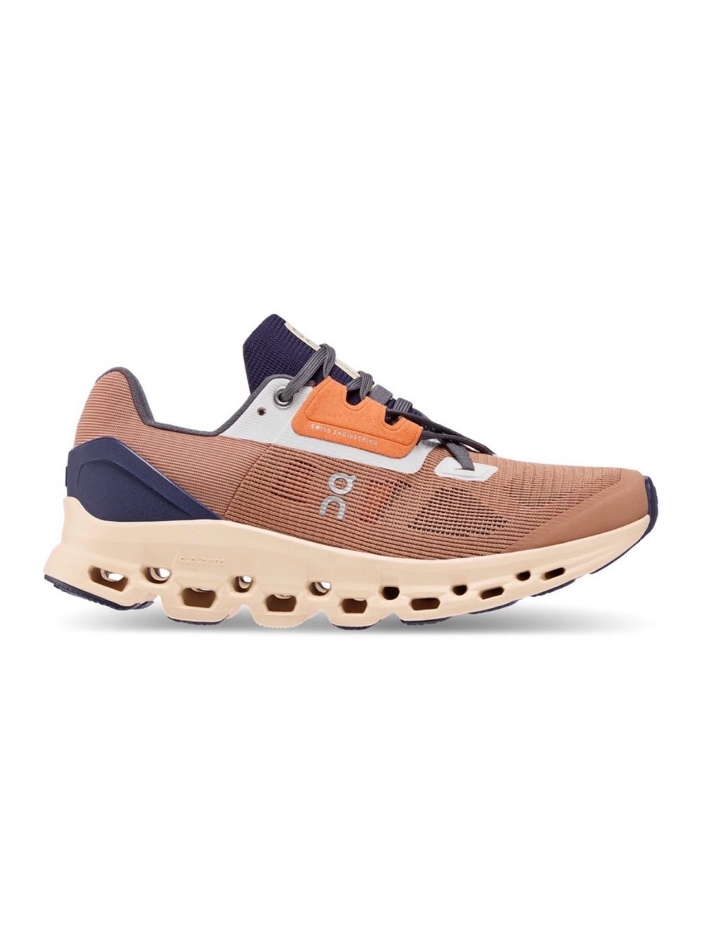 ❤️‍🔥 On Running Cloudstratus 2 Womens Athletic Shoe Cork Fawn Navy Sz 7 Workout